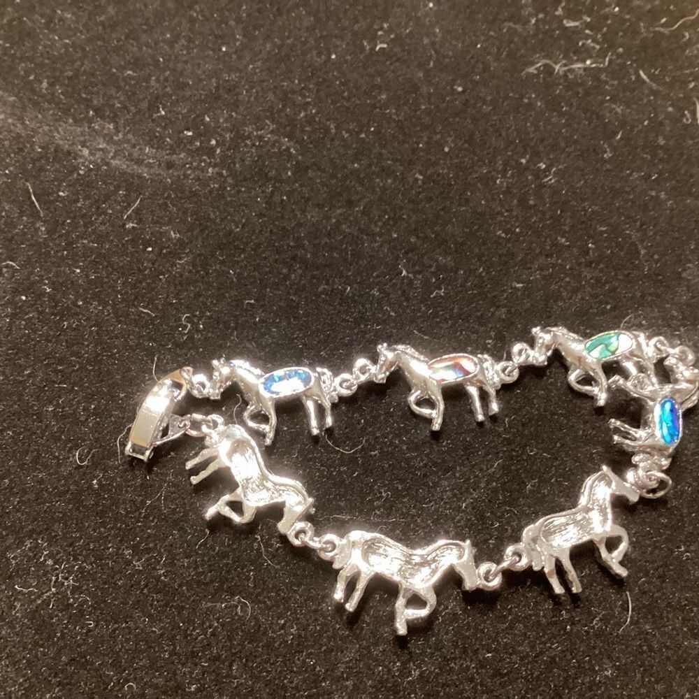 Set of Two Silvertone Bracelets - Picture 7 of 7